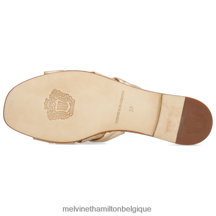 Melvin & Hamilton femmes Élodie 46 R442281715 mules cuivre