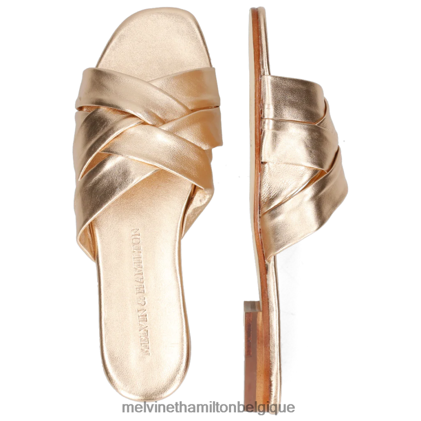 Melvin & Hamilton femmes Élodie 46 R442281715 mules cuivre