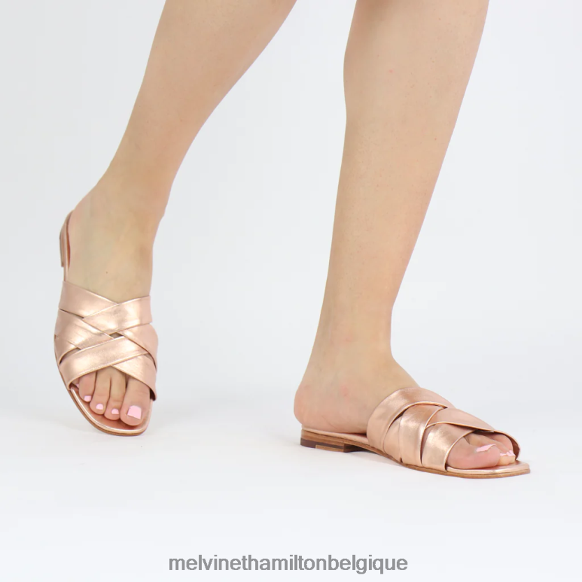 Melvin & Hamilton femmes Élodie 46 R442281715 mules cuivre