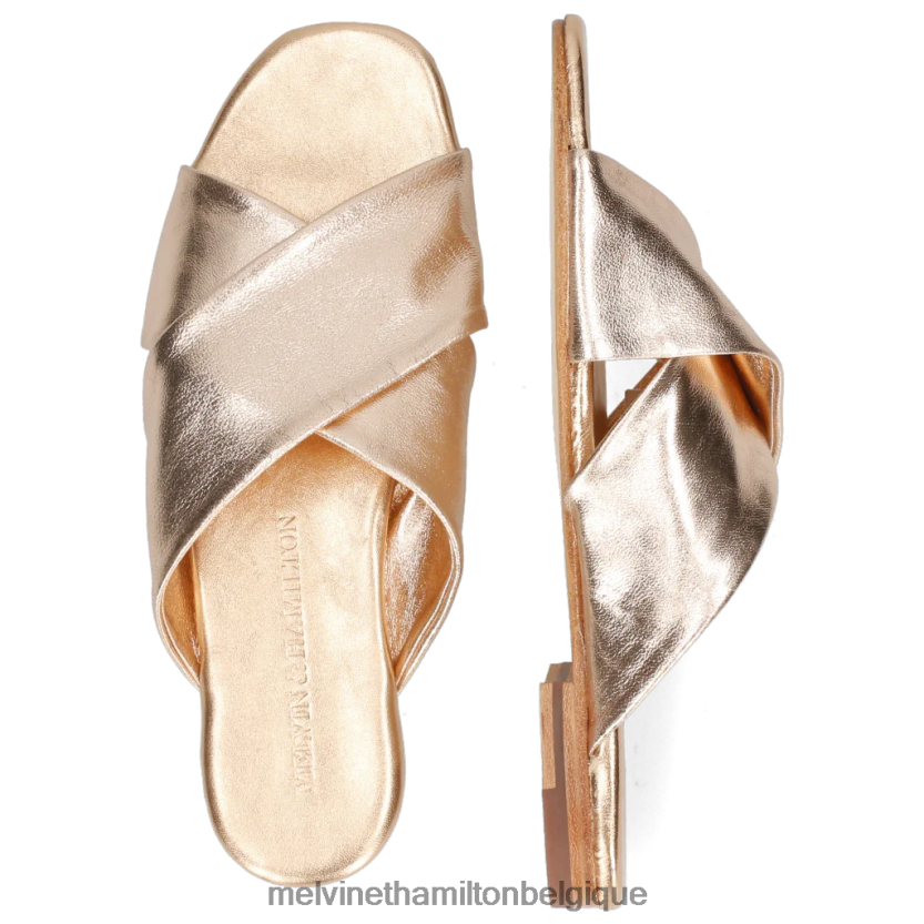 Melvin & Hamilton femmes Élodie 47 R442281760 mules cuivre
