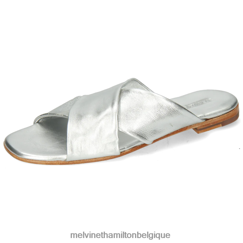 Melvin & Hamilton femmes Élodie 47 R442281773 mules argent