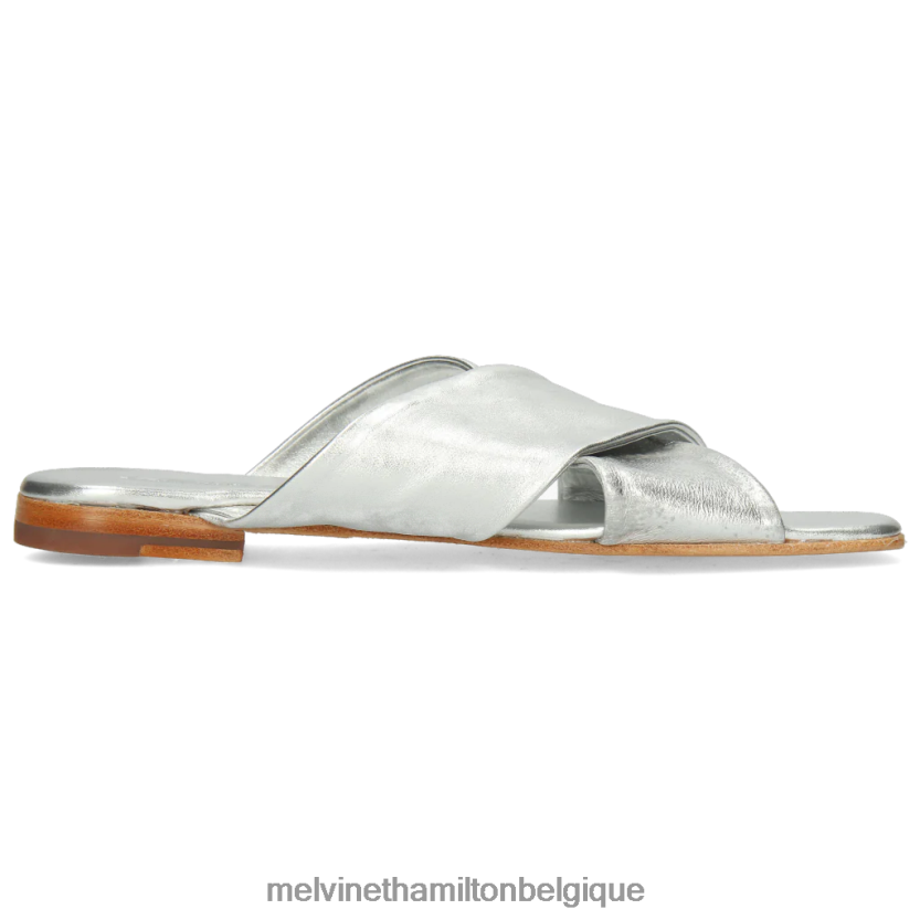 Melvin & Hamilton femmes Élodie 47 R442281773 mules argent
