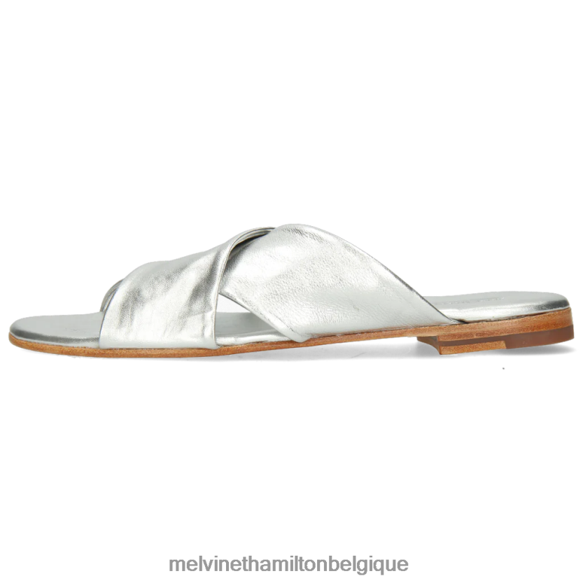 Melvin & Hamilton femmes Élodie 47 R442281773 mules argent