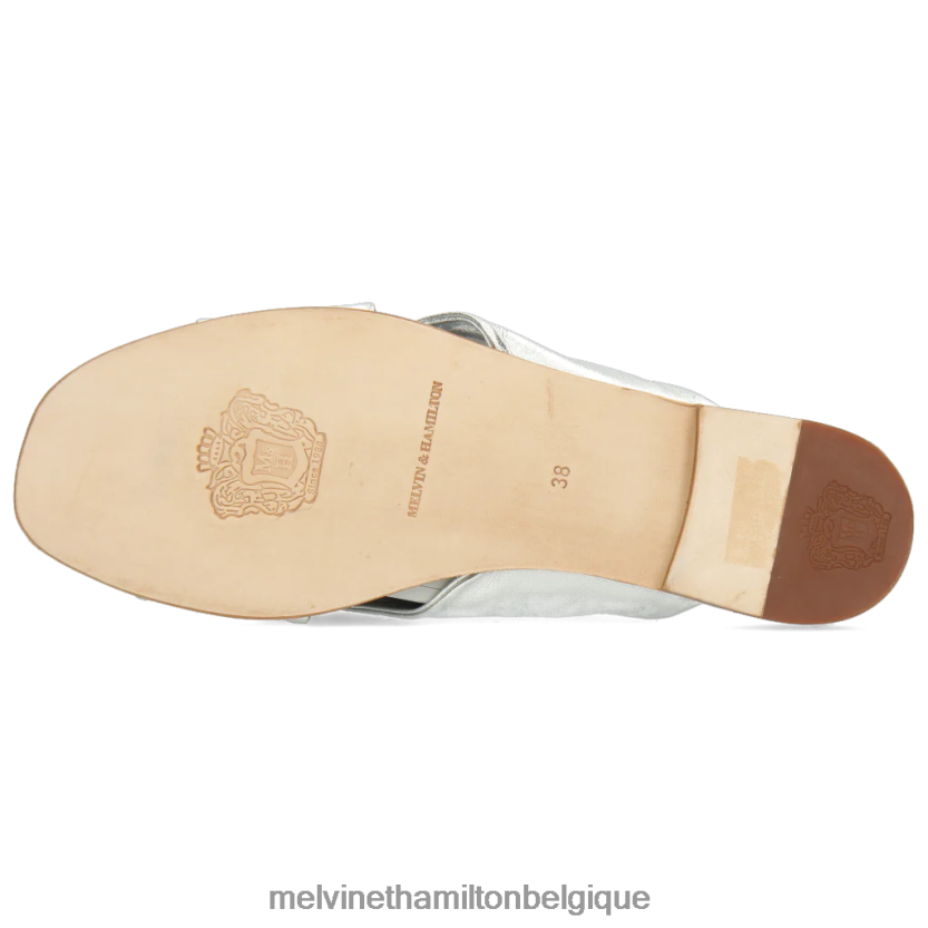 Melvin & Hamilton femmes Élodie 47 R442281773 mules argent
