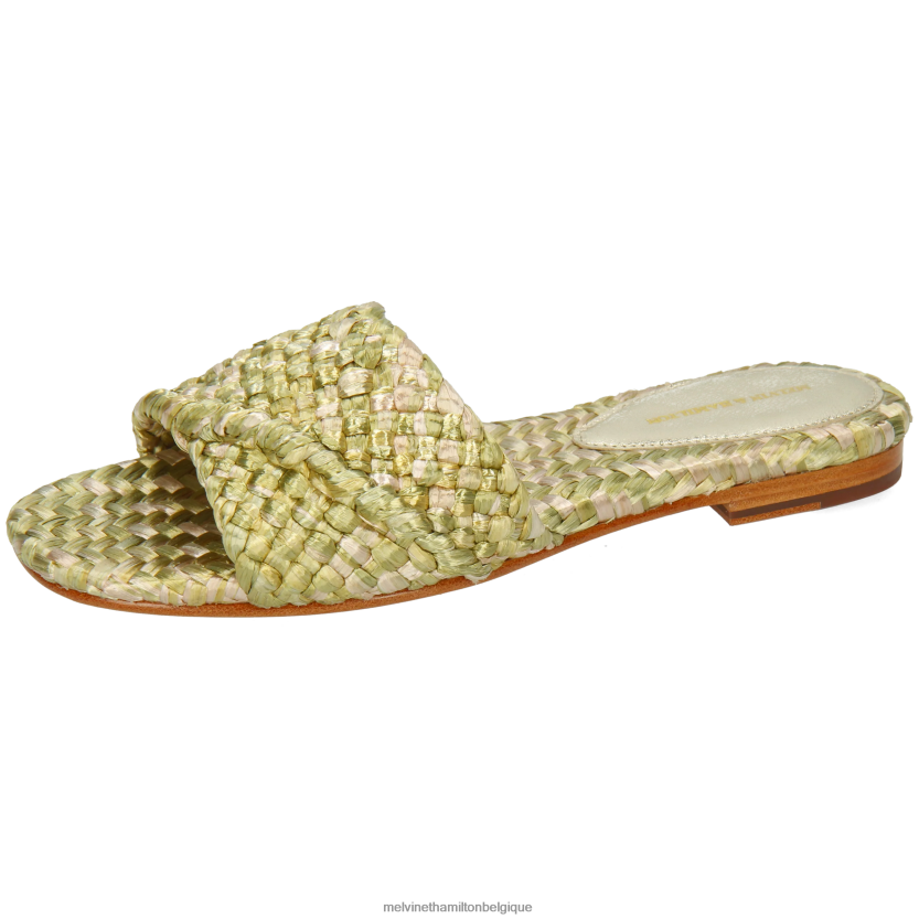 Melvin & Hamilton femmes Élodie 53 R442281572 mules kaki