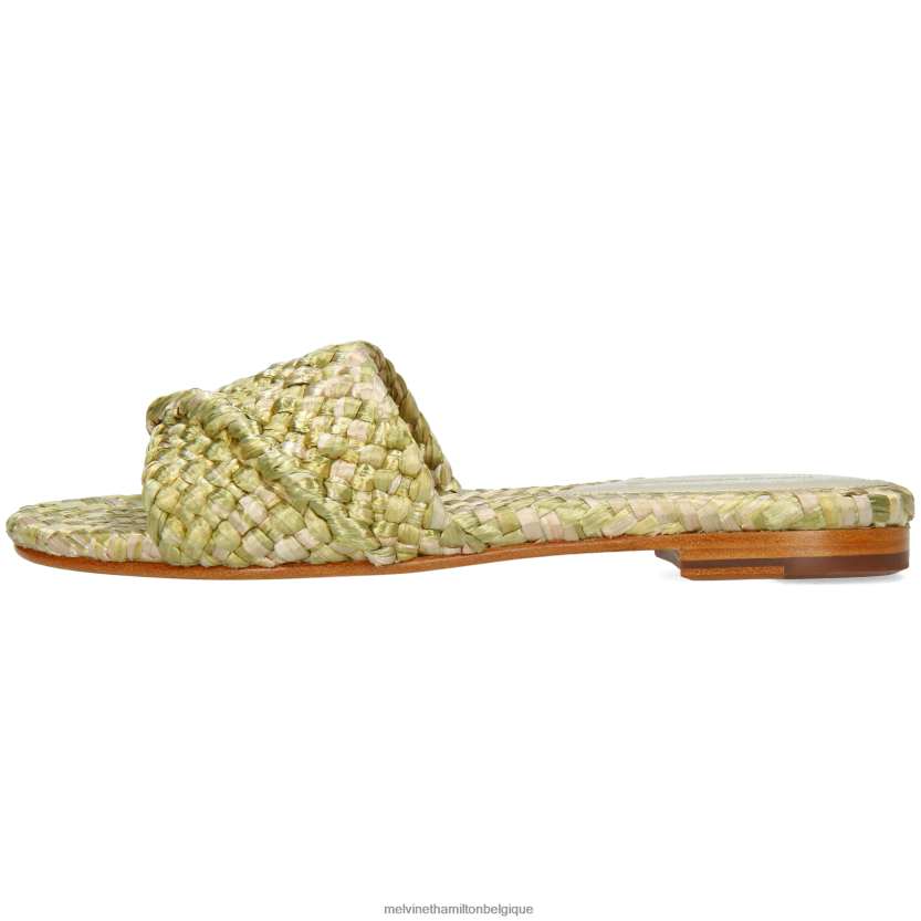 Melvin & Hamilton femmes Élodie 53 R442281572 mules kaki