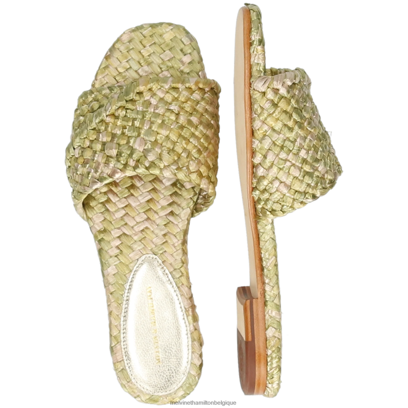 Melvin & Hamilton femmes Élodie 53 R442281572 mules kaki