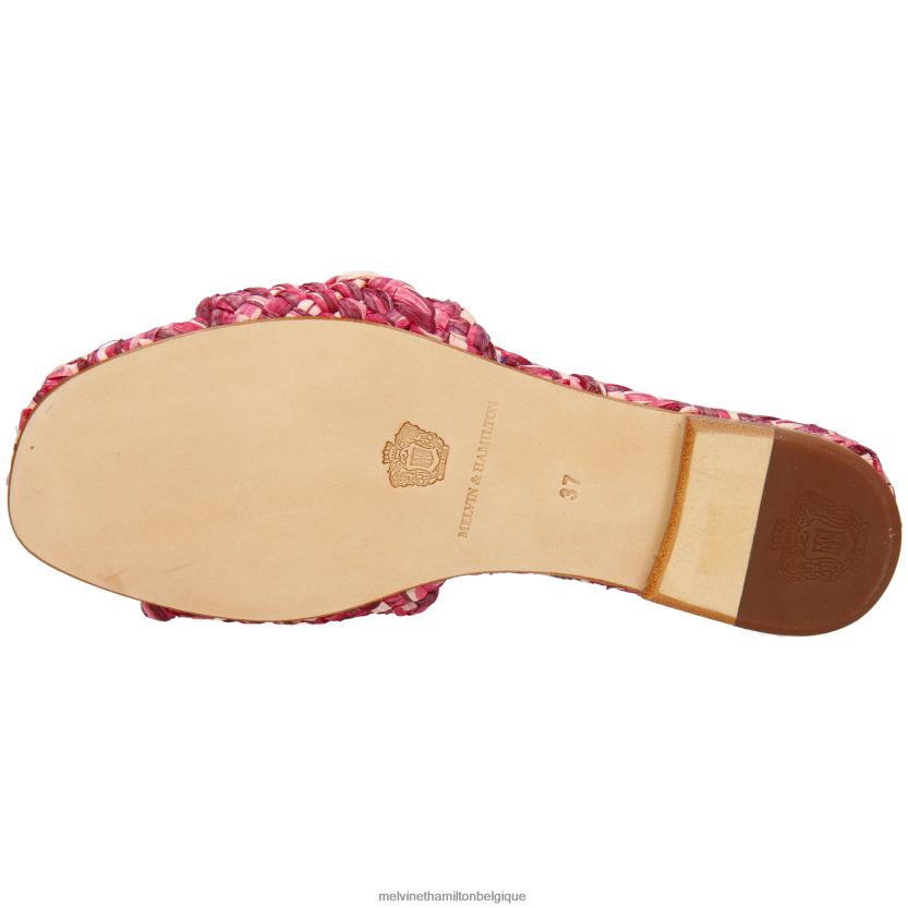 Melvin & Hamilton femmes Élodie 53 R442281611 mules rose