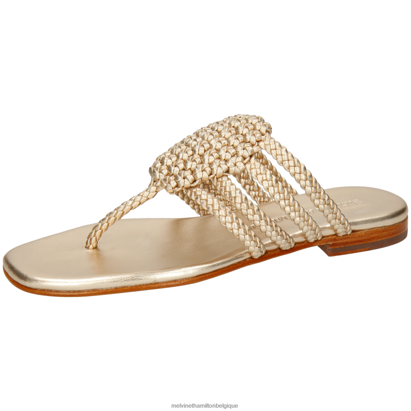 Melvin & Hamilton femmes Élodie 61 R442281545 mules or