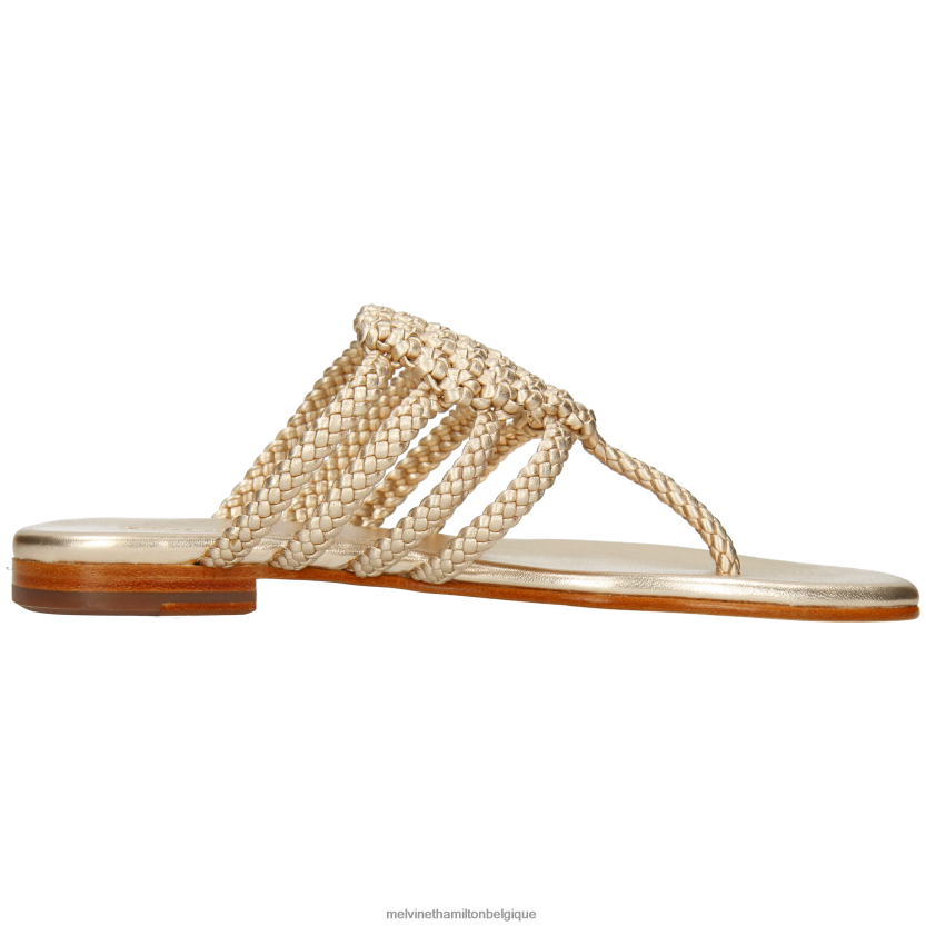 Melvin & Hamilton femmes Élodie 61 R442281545 mules or