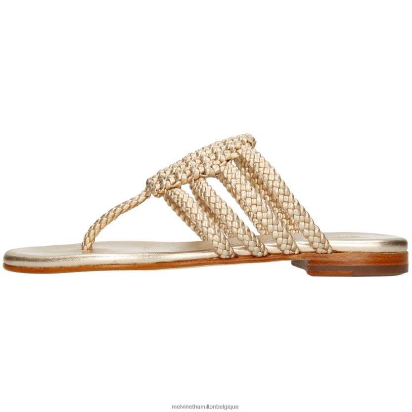 Melvin & Hamilton femmes Élodie 61 R442281545 mules or
