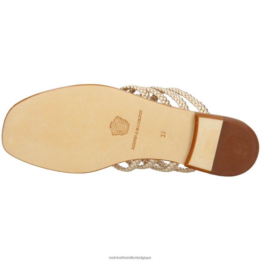 Melvin & Hamilton femmes Élodie 61 R442281545 mules or