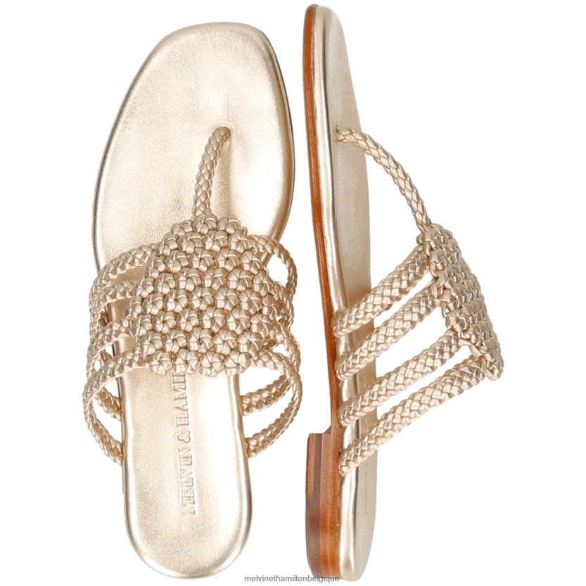 Melvin & Hamilton femmes Élodie 61 R442281545 mules or