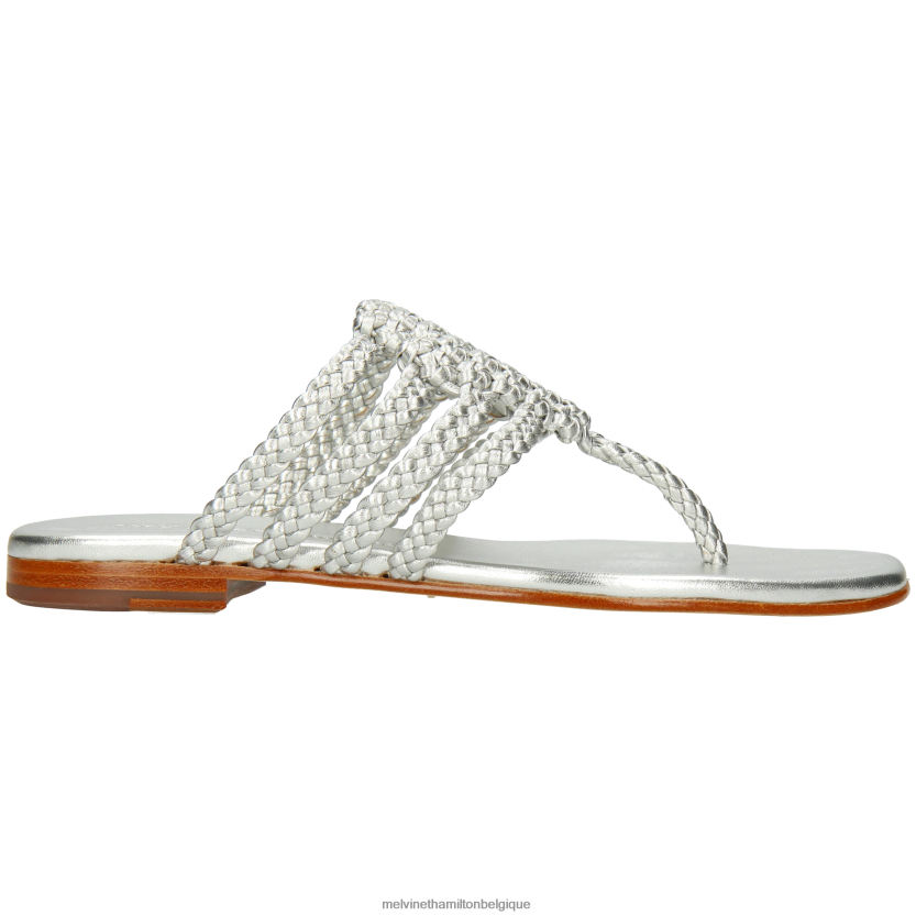 Melvin & Hamilton femmes Élodie 61 R442281566 mules argent