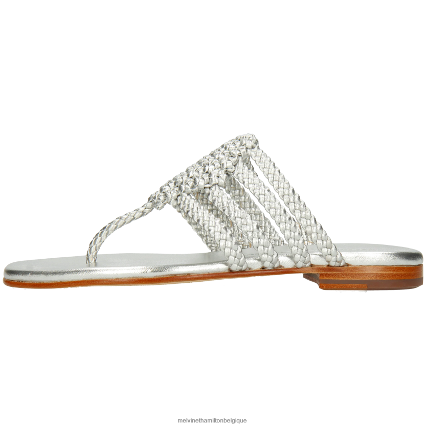 Melvin & Hamilton femmes Élodie 61 R442281566 mules argent