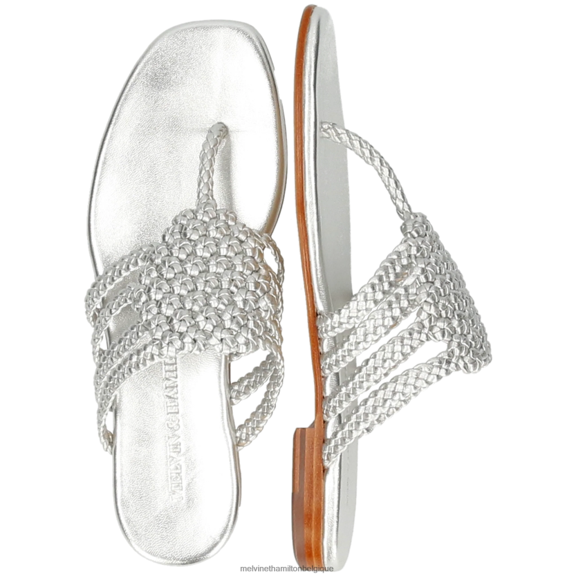 Melvin & Hamilton femmes Élodie 61 R442281566 mules argent