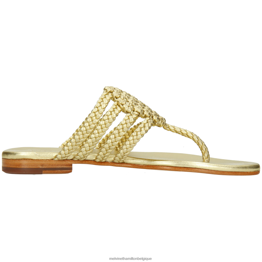 Melvin & Hamilton femmes Élodie 61 R442281567 mules or