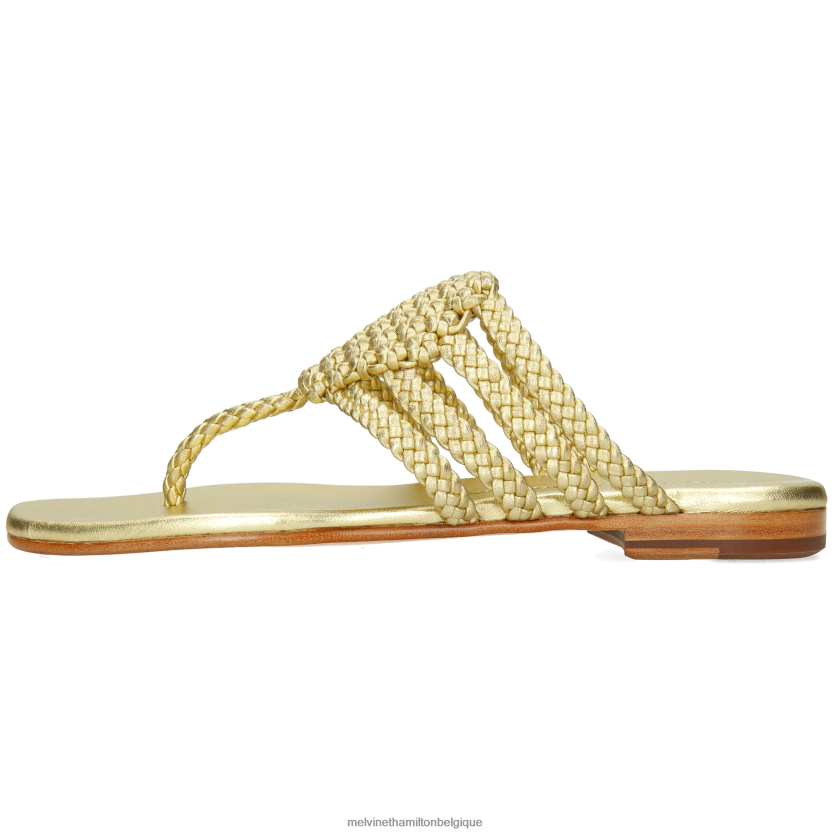 Melvin & Hamilton femmes Élodie 61 R442281567 mules or