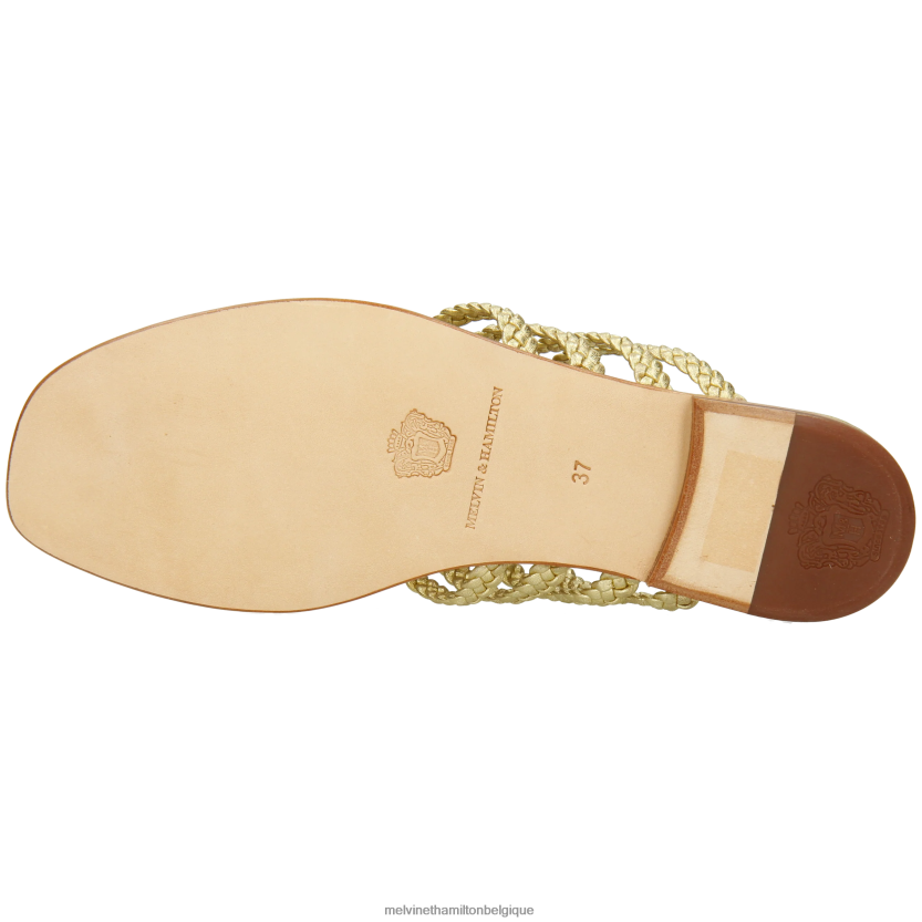 Melvin & Hamilton femmes Élodie 61 R442281567 mules or
