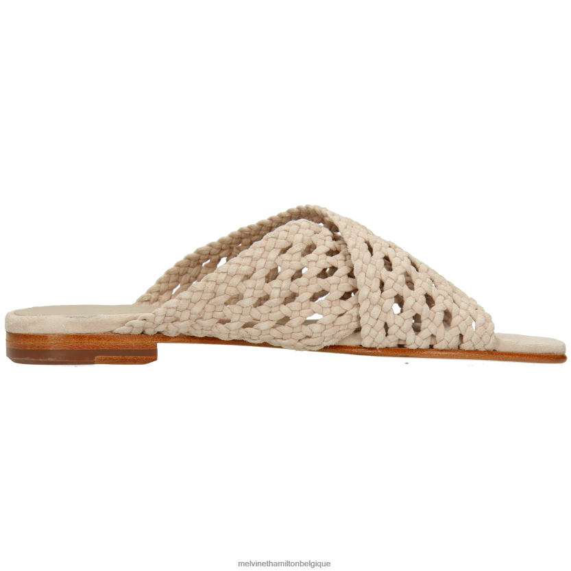 Melvin & Hamilton femmes Élodie 62 R442281602 mules beige