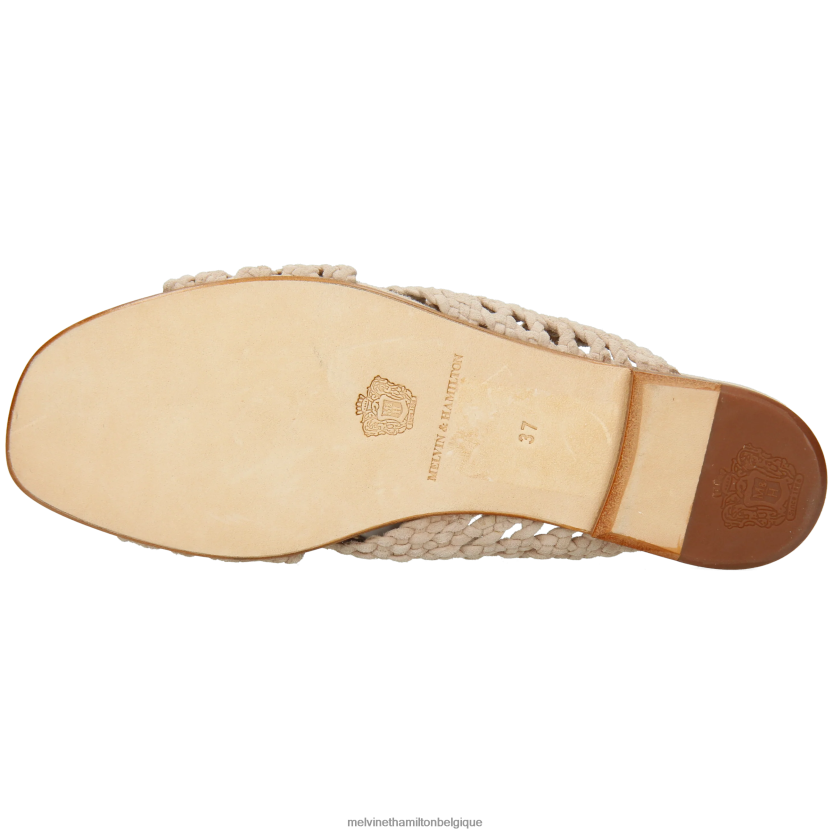 Melvin & Hamilton femmes Élodie 62 R442281602 mules beige