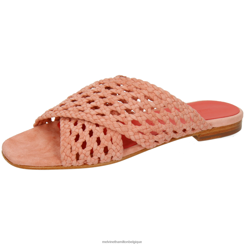 Melvin & Hamilton femmes Élodie 62 R442281607 mules rouge