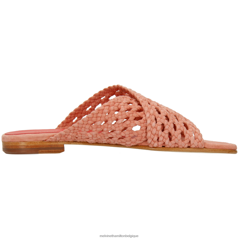 Melvin & Hamilton femmes Élodie 62 R442281607 mules rouge