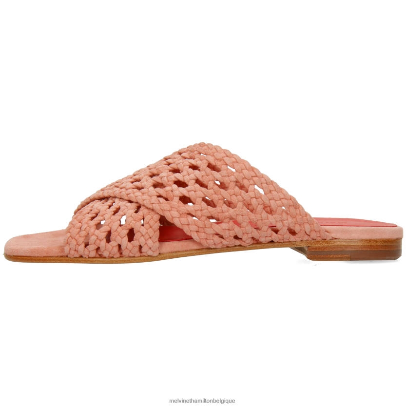 Melvin & Hamilton femmes Élodie 62 R442281607 mules rouge