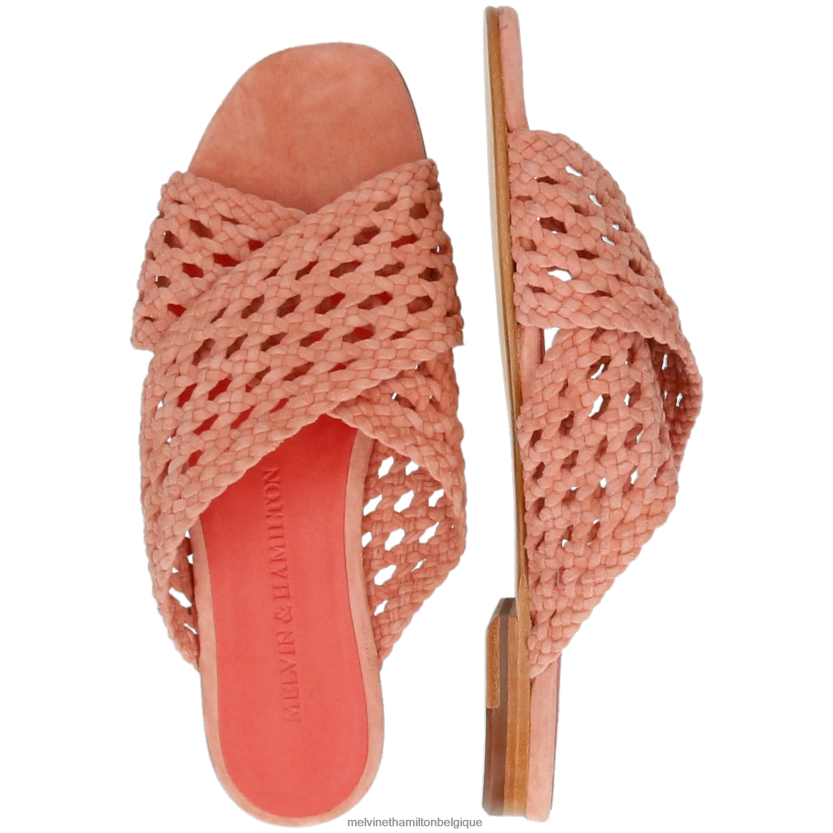 Melvin & Hamilton femmes Élodie 62 R442281607 mules rouge