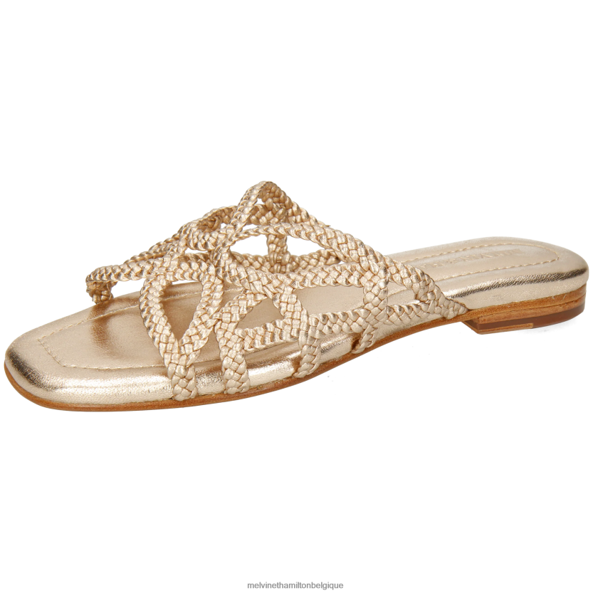Melvin & Hamilton femmes Élodie 64 R442281547 mules or
