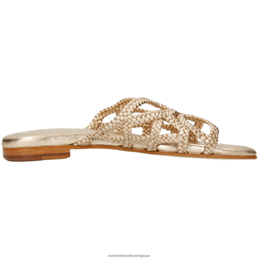 Melvin & Hamilton femmes Élodie 64 R442281547 mules or