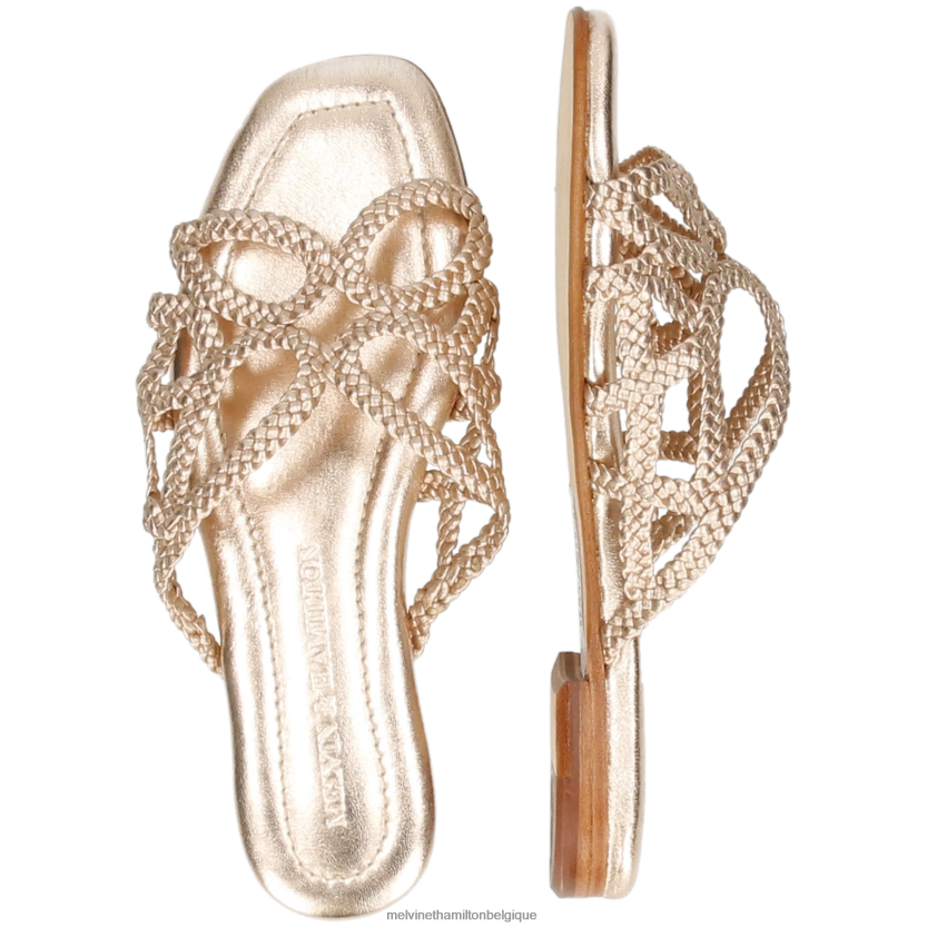 Melvin & Hamilton femmes Élodie 64 R442281547 mules or