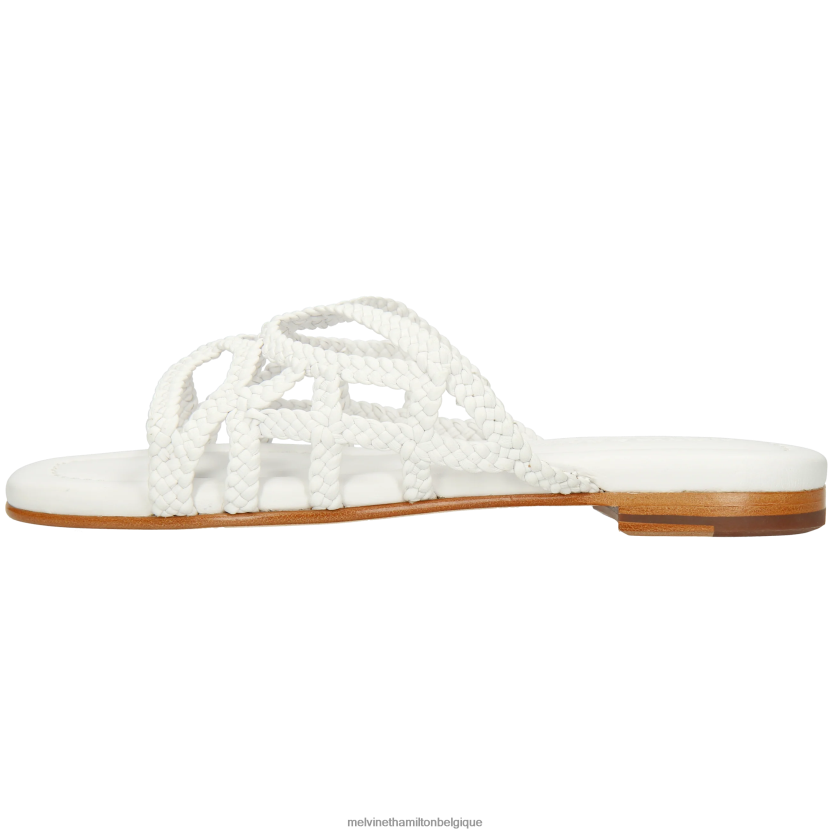 Melvin & Hamilton femmes Élodie 64 R442281555 mules blanc