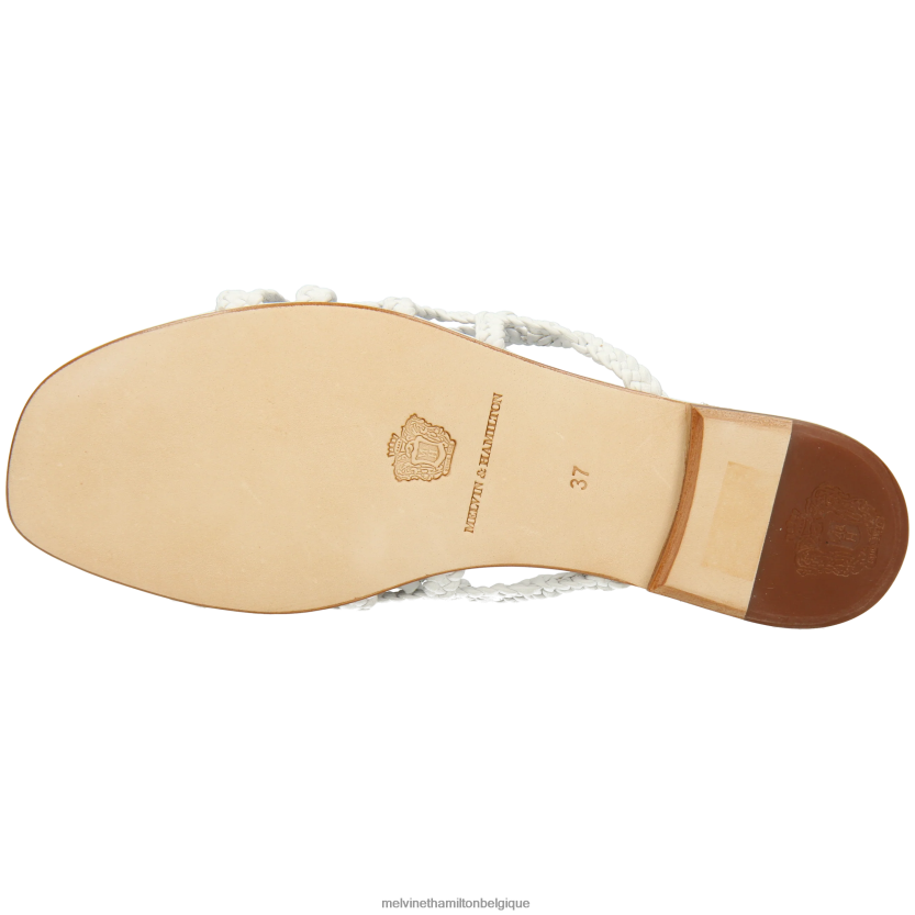 Melvin & Hamilton femmes Élodie 64 R442281555 mules blanc