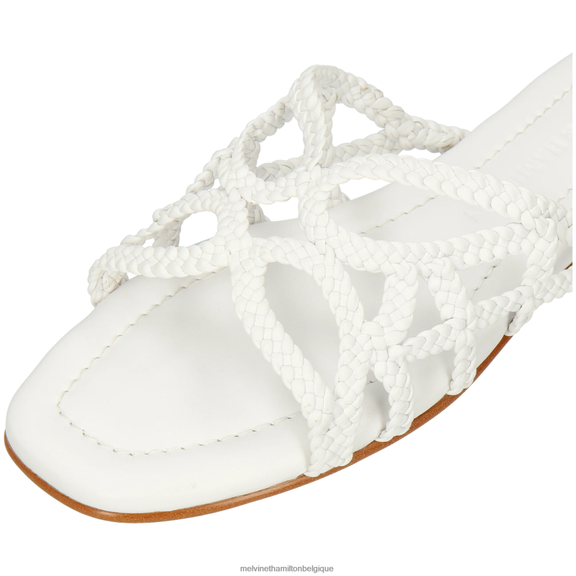 Melvin & Hamilton femmes Élodie 64 R442281555 mules blanc