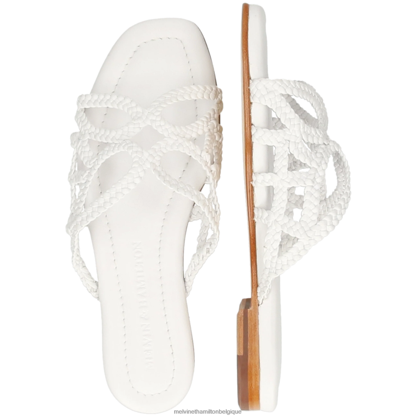 Melvin & Hamilton femmes Élodie 64 R442281555 mules blanc
