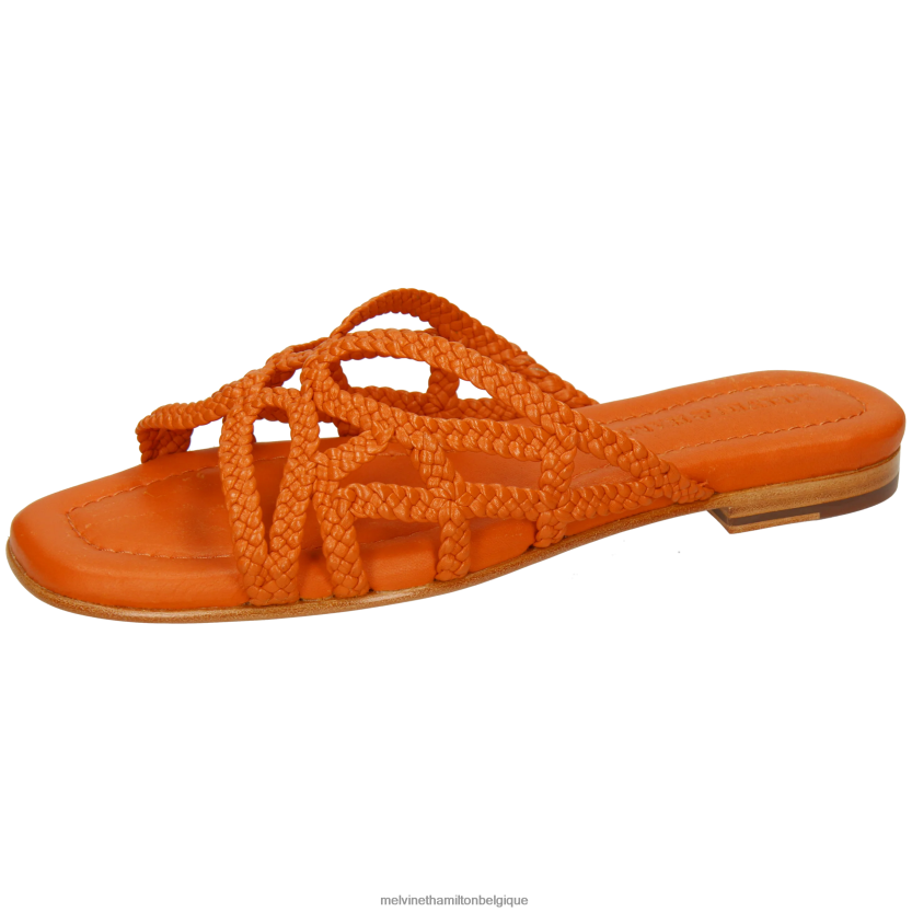 Melvin & Hamilton femmes Élodie 64 R442281559 mules orange