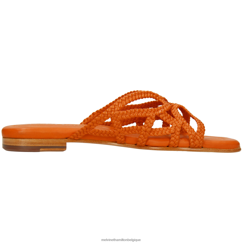 Melvin & Hamilton femmes Élodie 64 R442281559 mules orange
