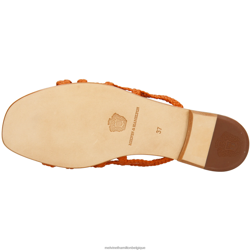 Melvin & Hamilton femmes Élodie 64 R442281559 mules orange