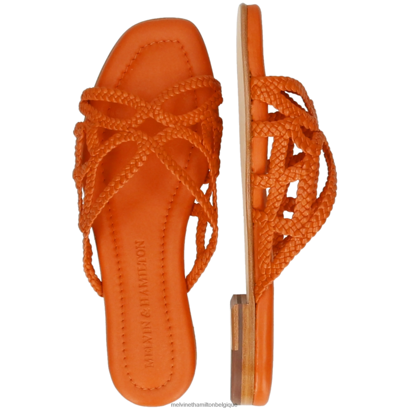 Melvin & Hamilton femmes Élodie 64 R442281559 mules orange