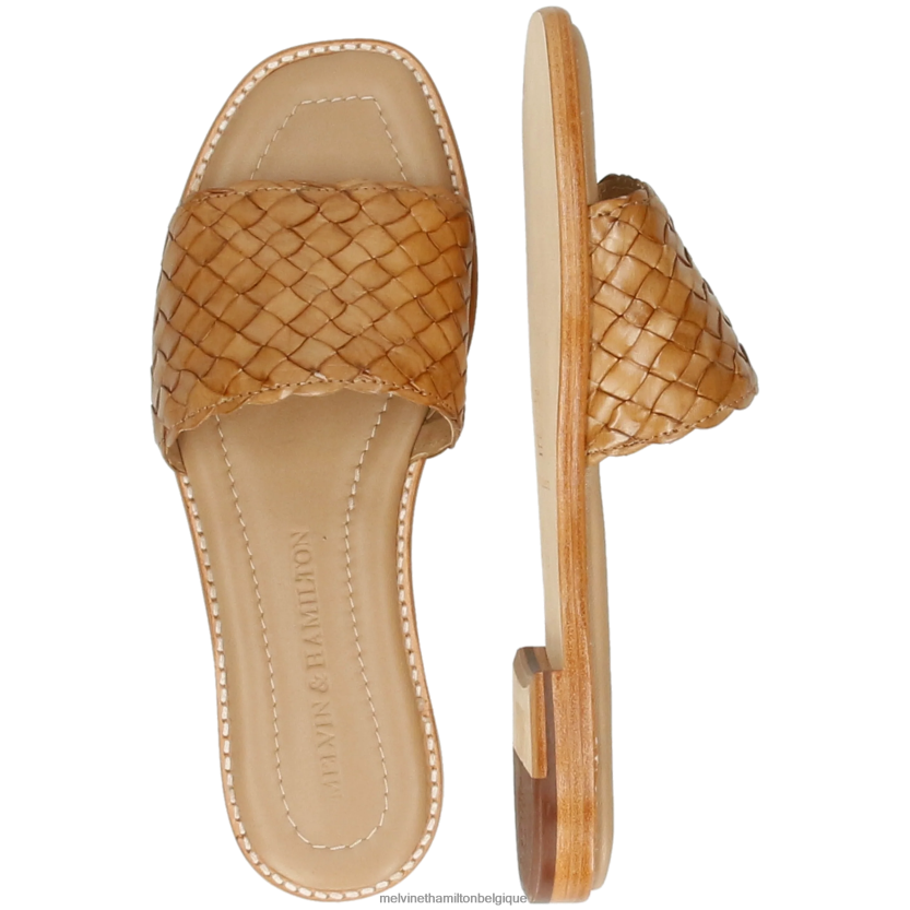 Melvin & Hamilton femmes Élodie 65 R442281542 mules beige