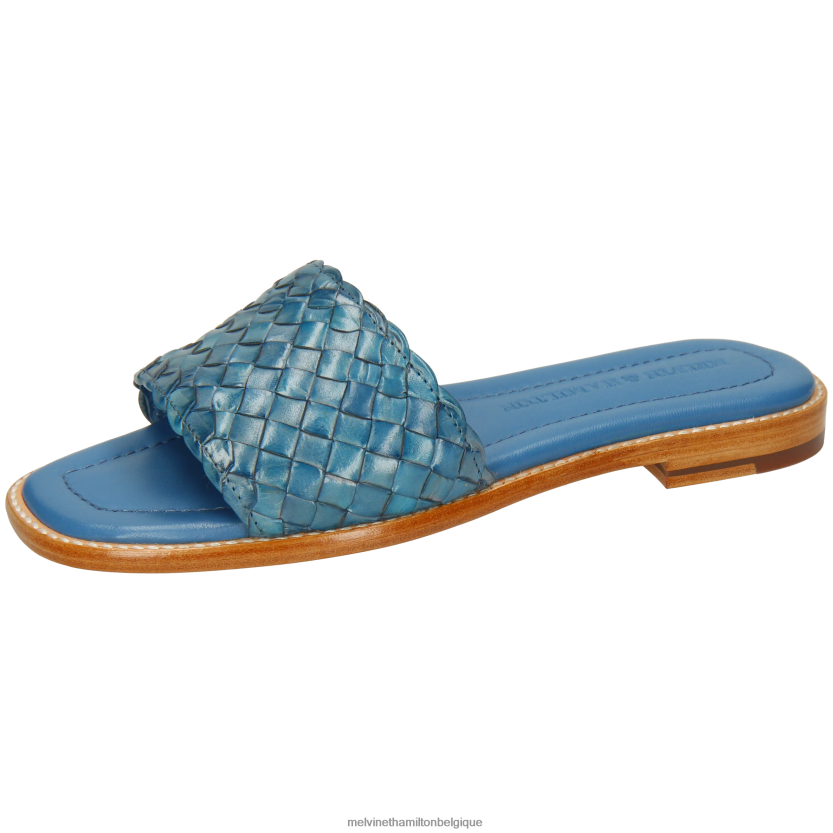 Melvin & Hamilton femmes Élodie 65 R442281586 mules bleu