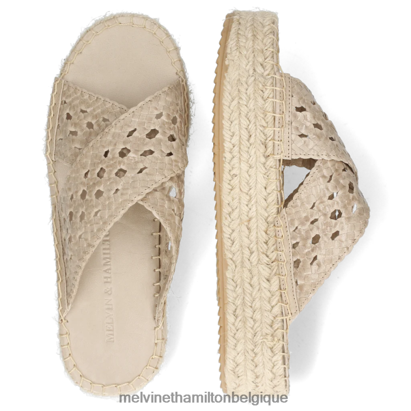 Melvin & Hamilton femmes Émilie 3 R442281719 mules beige