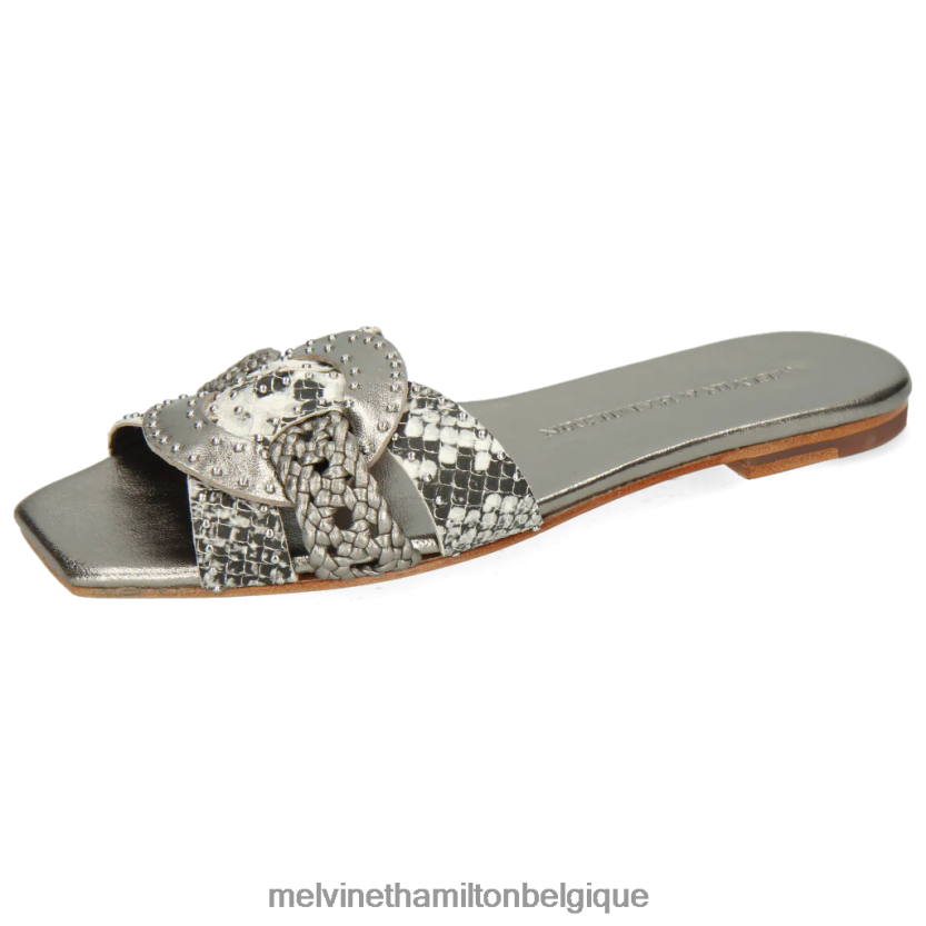 Melvin & Hamilton femmes sandrine 2 R442281737 mules gris