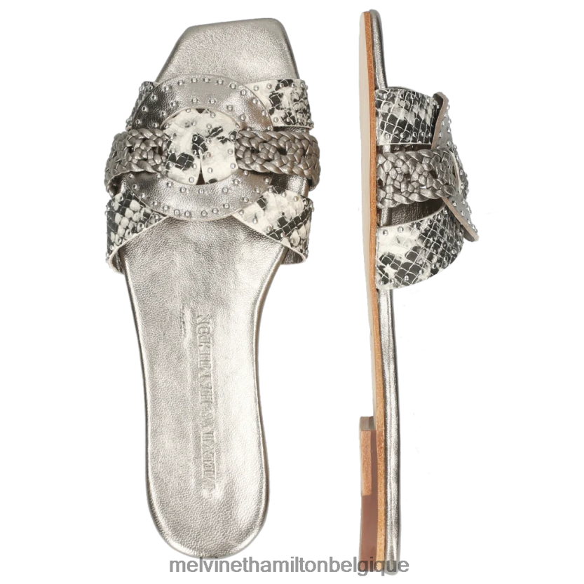 Melvin & Hamilton femmes sandrine 2 R442281737 mules gris