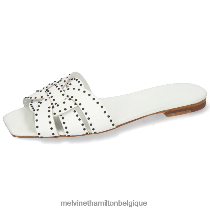 Melvin & Hamilton femmes sandrine 2 R442281748 mules blanc
