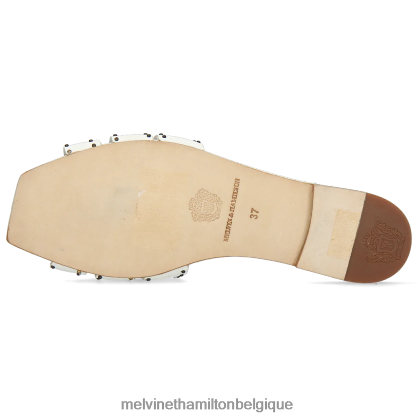 Melvin & Hamilton femmes sandrine 2 R442281748 mules blanc