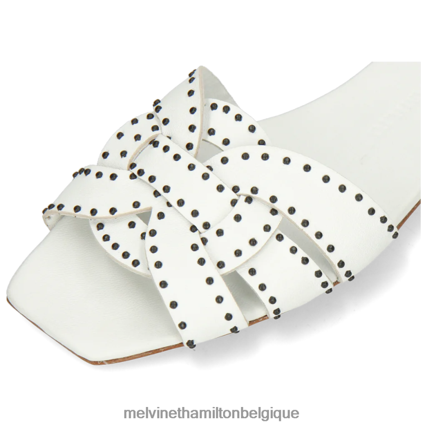 Melvin & Hamilton femmes sandrine 2 R442281748 mules blanc