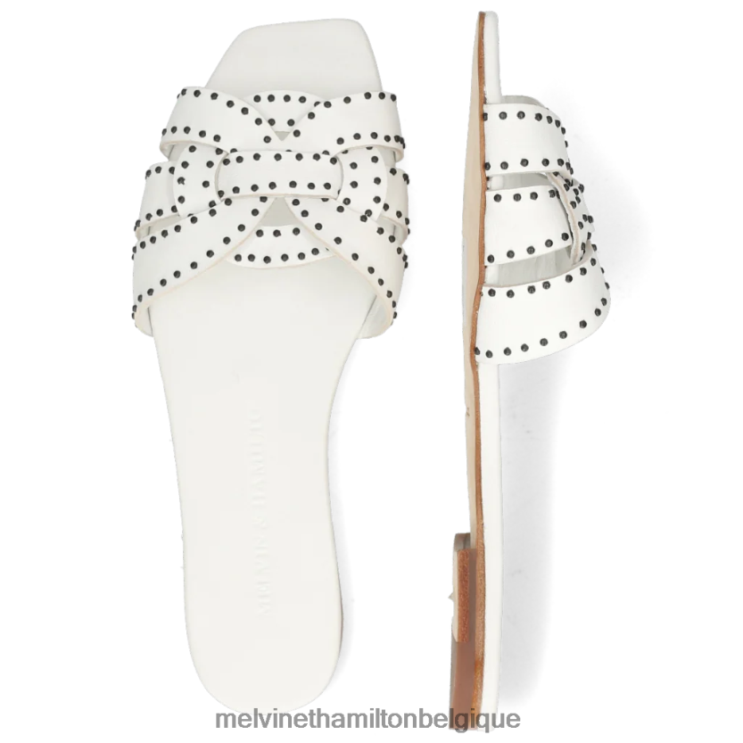 Melvin & Hamilton femmes sandrine 2 R442281748 mules blanc