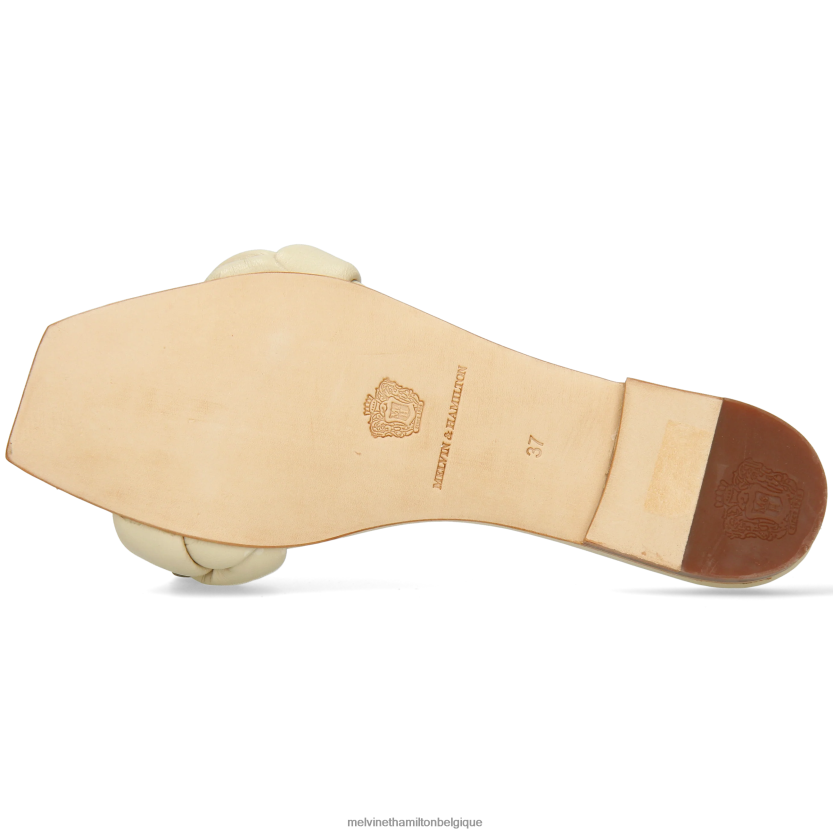 Melvin & Hamilton femmes sandrine 3 R442281619 mules blanc